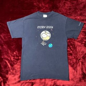 Rare Moby 2001 Music Artist Promo T-Shirt